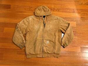 Vintage Carhartt Thermal Lined Duck Active Jacket Faded Distressed used Sz M